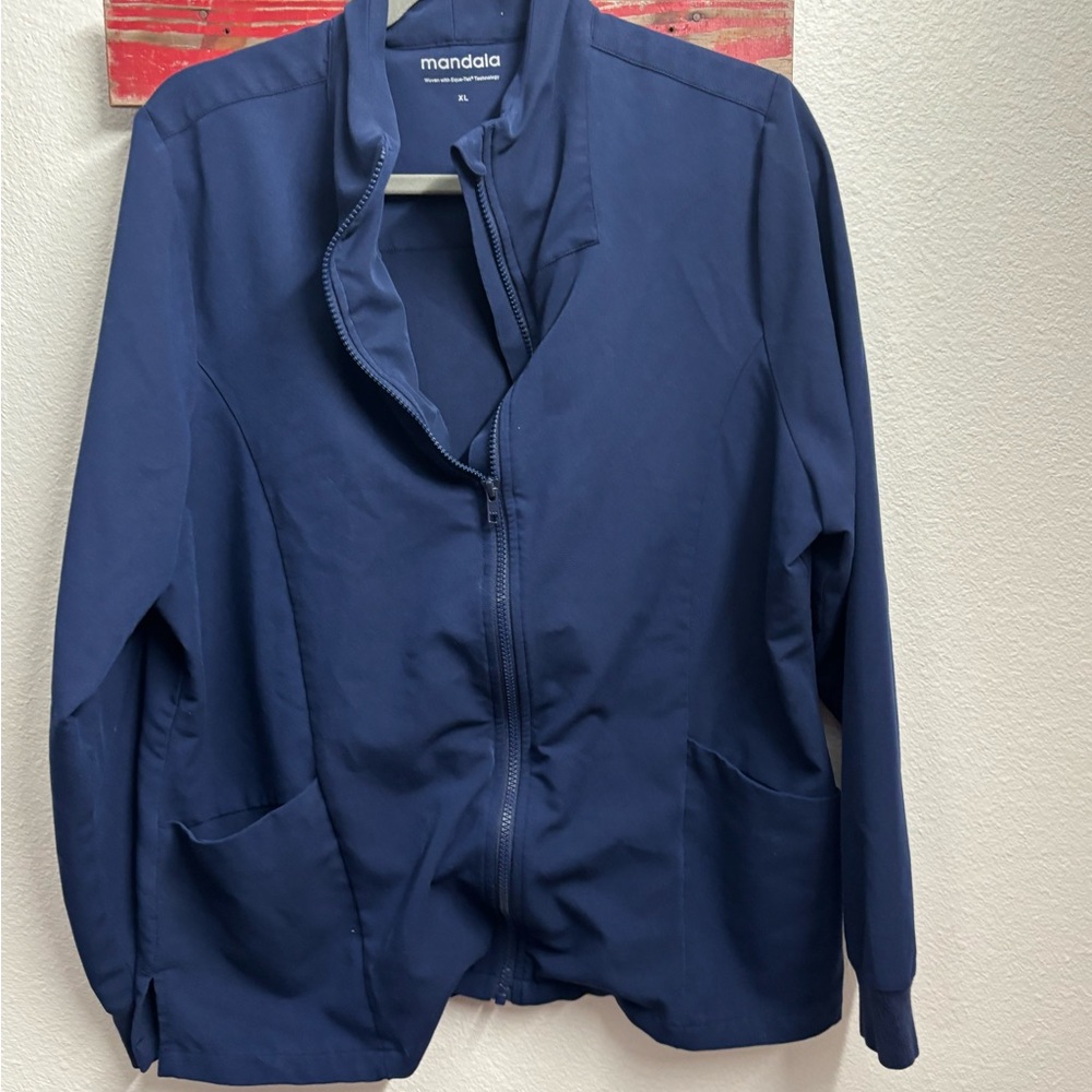Mandala Women's Navy Utility Jacket‎